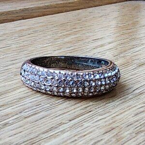 Crystal Encrusted Ring Size 10.5